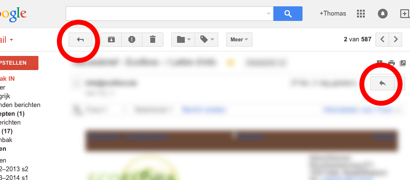 Gmail ambiguous icons