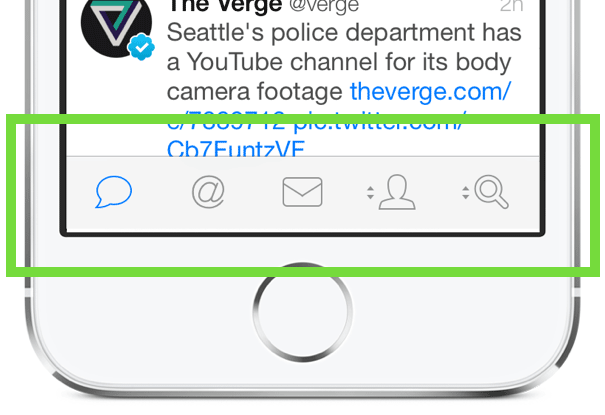 Tweetbot's icons are clear in the context of Twitter