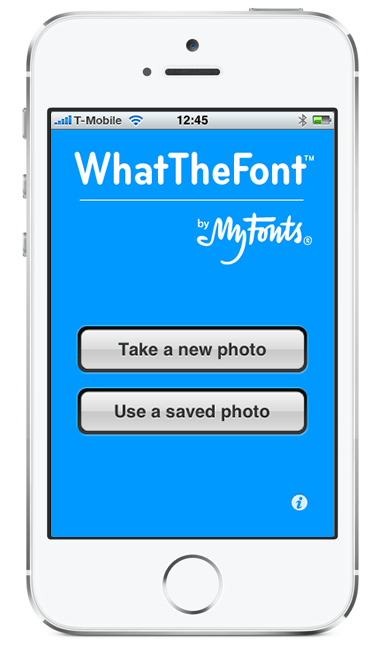iOS WhatTheFont app