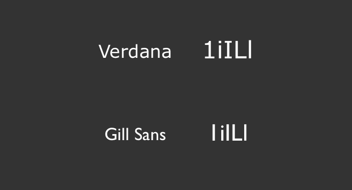 Gill Sans falls short as a UI typeface