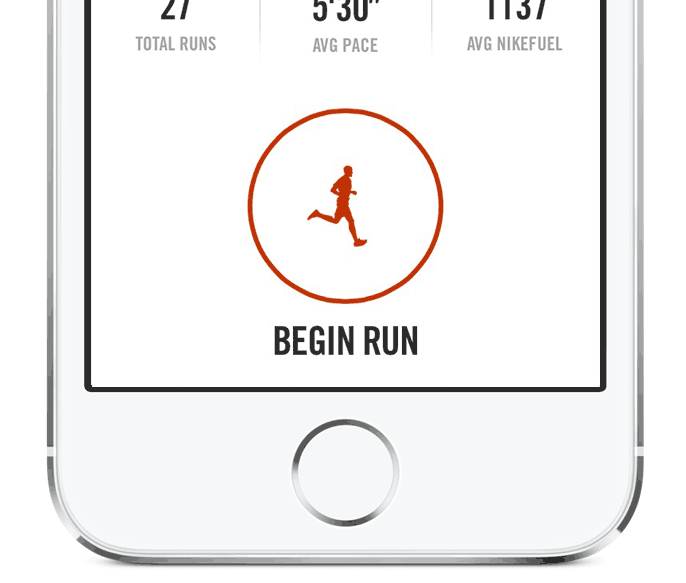 Nike Plus iOS app