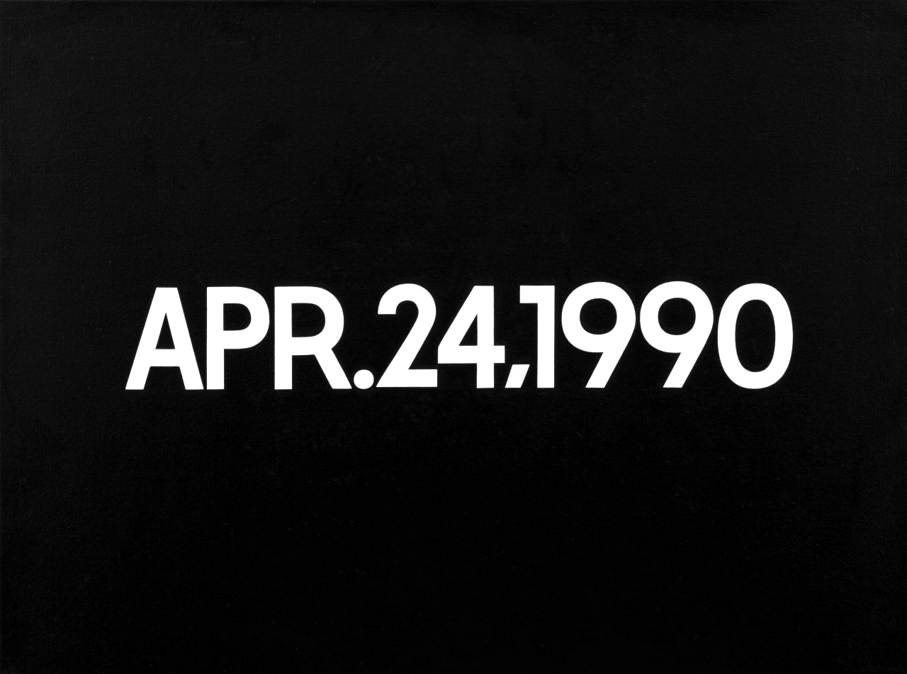 Apr.24,1990 by On Kawara