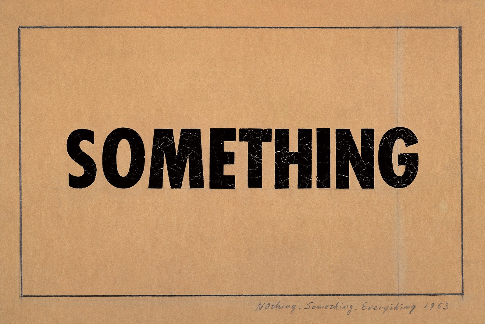 Something by On Kawara