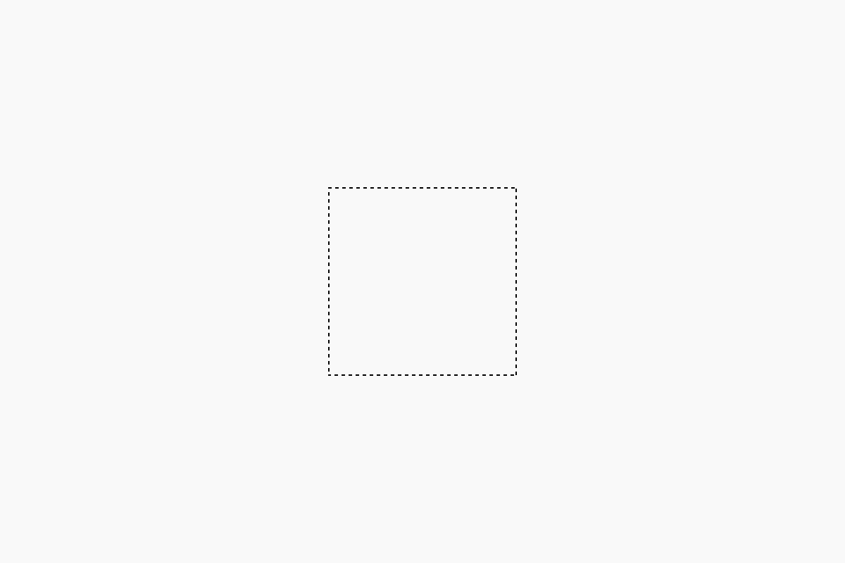A square representing the frame of constraints of creativity
