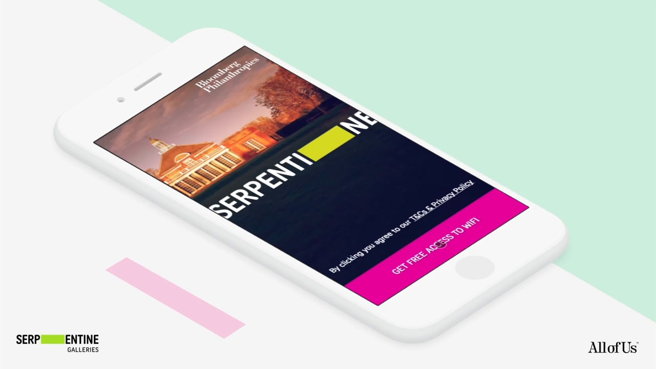 Serpentine Galleries Mobile Tours interface